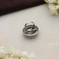 trueBrowns Silver Tone Dome Ring | Swadesiicart