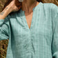 trueBrowns Light Blue Cotton Dobby Relaxed Co-ord Set - Swadesiicart
