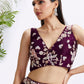 House of Panchhi Purple Pure Georgette Sequins And Thread Embroidery Lehenga Choli & Dupatta | Swadesiicart