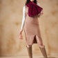 InWeave Women's Burgundy Faux Fur Neck Warmer - Swadesiicart