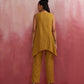 trueBrowns Mustard Cotton Dobby Co-ord set - Swadesiicart