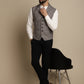 Even Apparels Men's Brown Waistcoat with Notched Lapel | Swadesiicart
