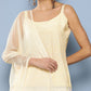 Ahalyaa Women Yellow Kurta with Sharara & With Dupatta | Swadesiicart