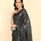 Dishitha Creation Indian Women's Designer Georgette Sequence Saree - Black | Swadesiicart
