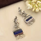 trueBrowns Silver Tone Bird Earrings - Swadesiicart