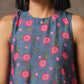 trueBrowns Blue Pink Printed Silk Co-Ord Set - Swadesiicart