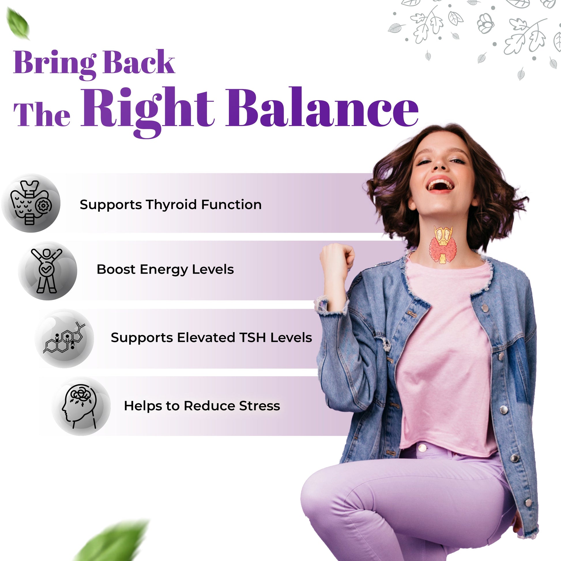 Health Veda Organics Thyroplus Capsules - Swadesiicart