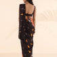 trueBrowns Cola Muslin Ikat Saree | Swadesiicart