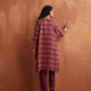 trueBrowns Beige Mandala Print Kurta Co-ord Set - Swadesiicart