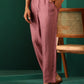 trueBrowns Men's Light Mauve Silk Co-ord Set - Swadesiicart