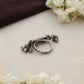 trueBrowns Silver Tone Rectangular Ghungroo Ring | Swadesiicart