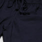 Fabmade Men's Navy Blue Cotton Linen Pyjama | Swadesiicart