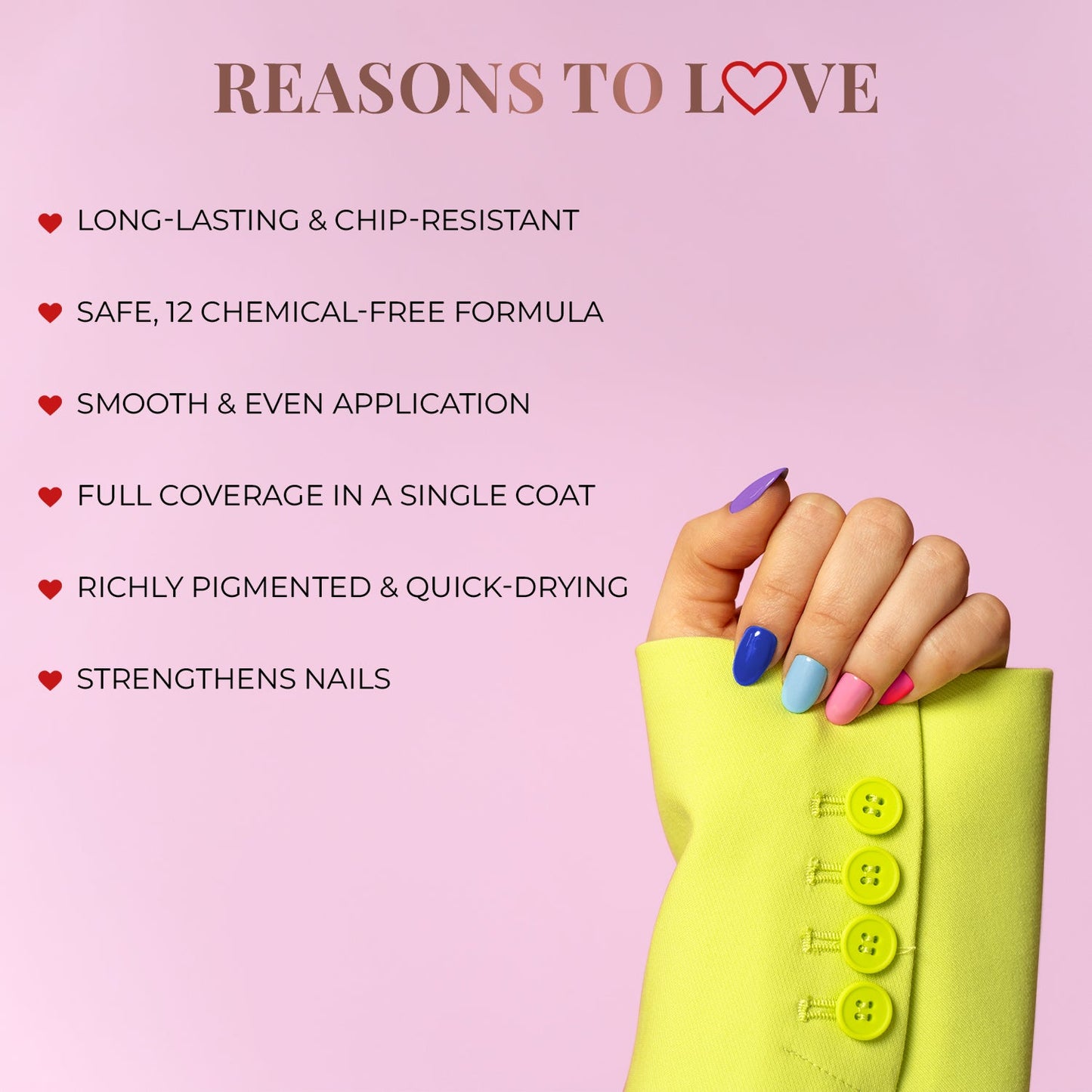Vanilla Silk: Nail Paints | 12-Free Formula
