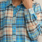 trueBrowns Beige Check Winter Top | Swadesiicart