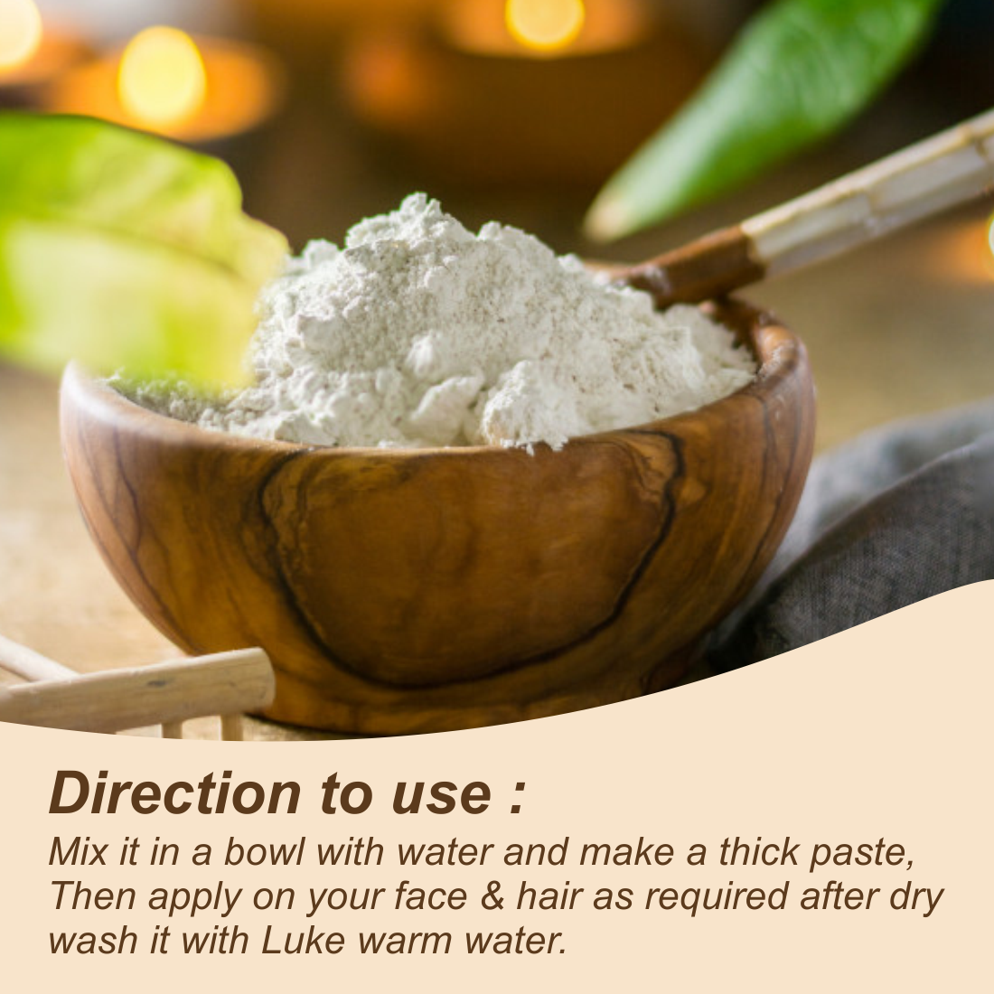 Nuerma Science Kaolin Clay Pure & Natural Powder For Face & Hair Care | Swadesiicart