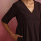 trueBrowns Cola Cotton Dobby Dress | Swadesiicart