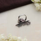 trueBrowns Silver Gold Tone Musafir Ring | Swadesiicart