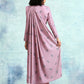 trueBrowns Light Mauve Printed Velvet Ready to Wear Saree | Swadesiicart