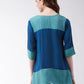 InWeave Women's Peacock Blue Top - Swadesiicart