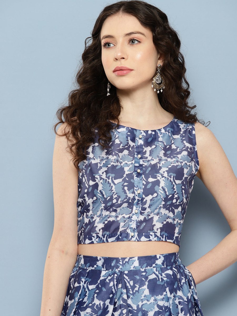 Ahalyaa Printed Ethnic Co-Ords - Swadesiicart