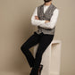 Even Apparels Men's Brown Waistcoat with Notched Lapel | Swadesiicart