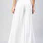 InWeave Solid White Palazzo - Swadesiicart