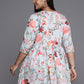 Ahalyaa Plus Size Floral Printed Tunic | Swadesiicart