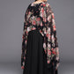 Ahalyaa Plus Size Boat Neck Maxi Ethnic Dress | Swadesiicart
