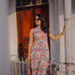 NOZ2TOZ Women's leaf Printed Knee Length Co-ords Set - Swadesiicart