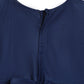 Ahalyaa Girls Navy Blue Velvet Angrakha Gotta Patti Kids Kurta with Palazzos | Swadesiicart