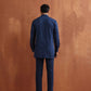 trueBrowns Men's Blue Cotton Short Kurta | Swadesiicart