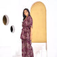 BulBul Hetal Wine Co-Ord Set - Swadesiicart