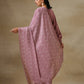 trueBrowns Dark Mauve Bandhani Printed SilkReady to Wear Saree | Swadesiicart