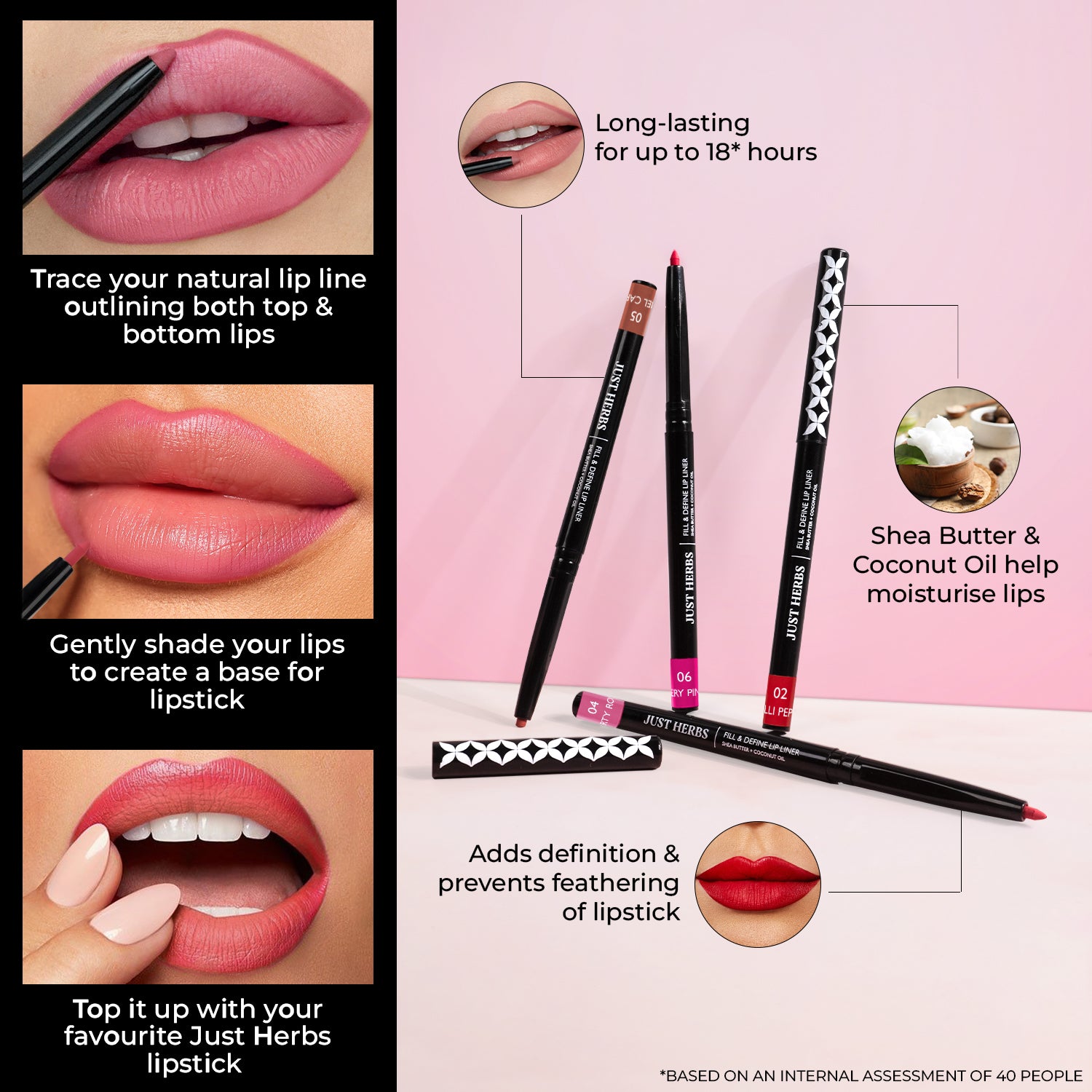 Fill & Define Lip Liner with Shea Butter and Coconut Oil (Copy)