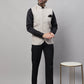 Even Apparels Men's Beige Nehru Jacket With Welt Pockets | Swadesiicart