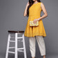 Ahalyaa Boat Neck Printed Embellished Tunic | Swadesiicart