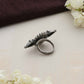 trueBrowns Silver Tone Ghungroo Ring | Swadesiicart