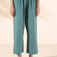 trueBrowns Green Cotton Ikat Kurta Pant Set | Swadesiicart