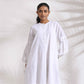 trueBrowns White Cotton Schiffli Short Dress | Swadesiicart