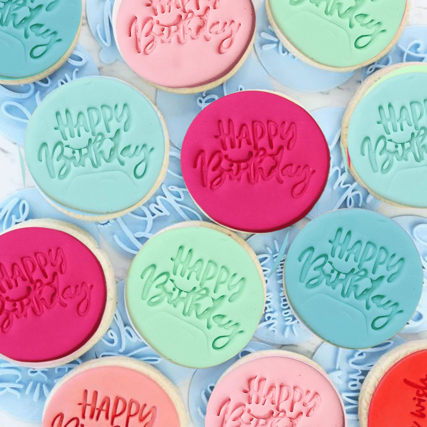 Confect Celebration Stencils Toppers Cutters | Celebration Topper Cutter (Happy Birthday 01)