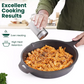 The Indus Valley CASTrong Cast Iron Cookware Set: Tawa + Fry Pan + Wok Kadai, Kitchen set for Home, Pre-seasoned,100% Pure Cast Iron Cookware,Toxin-free Pots and Pans,Tadka Pan