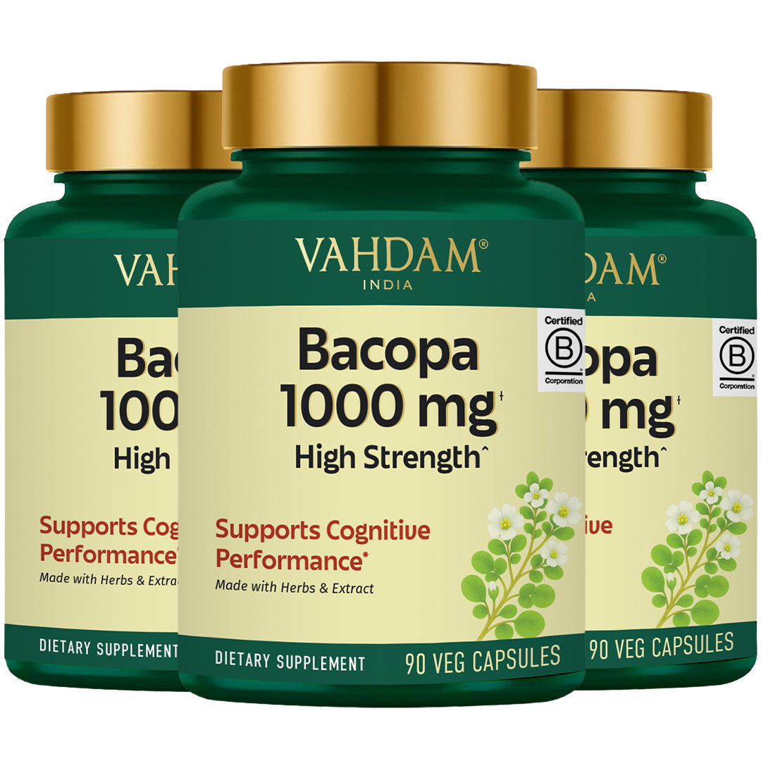 Bacopa 1000 mg High Strength Capsules