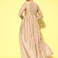 Ahalyaa Floral Embroidered A-Line Maxi Dress | Swadesiicart