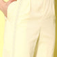Ahalyaa Beige Floral Lace Insert Dhoti Pants | Swadesiicart