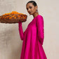 trueBrowns Pink Silk Co-ord Set - Swadesiicart