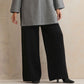 trueBrowns Grey Winter High Slit Top | Swadesiicart
