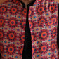 trueBrowns Men's Beige Printed Nehru Jacket | Swadesiicart