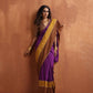 trueBrowns Brown Gold Metallic Blouse | Swadesiicart