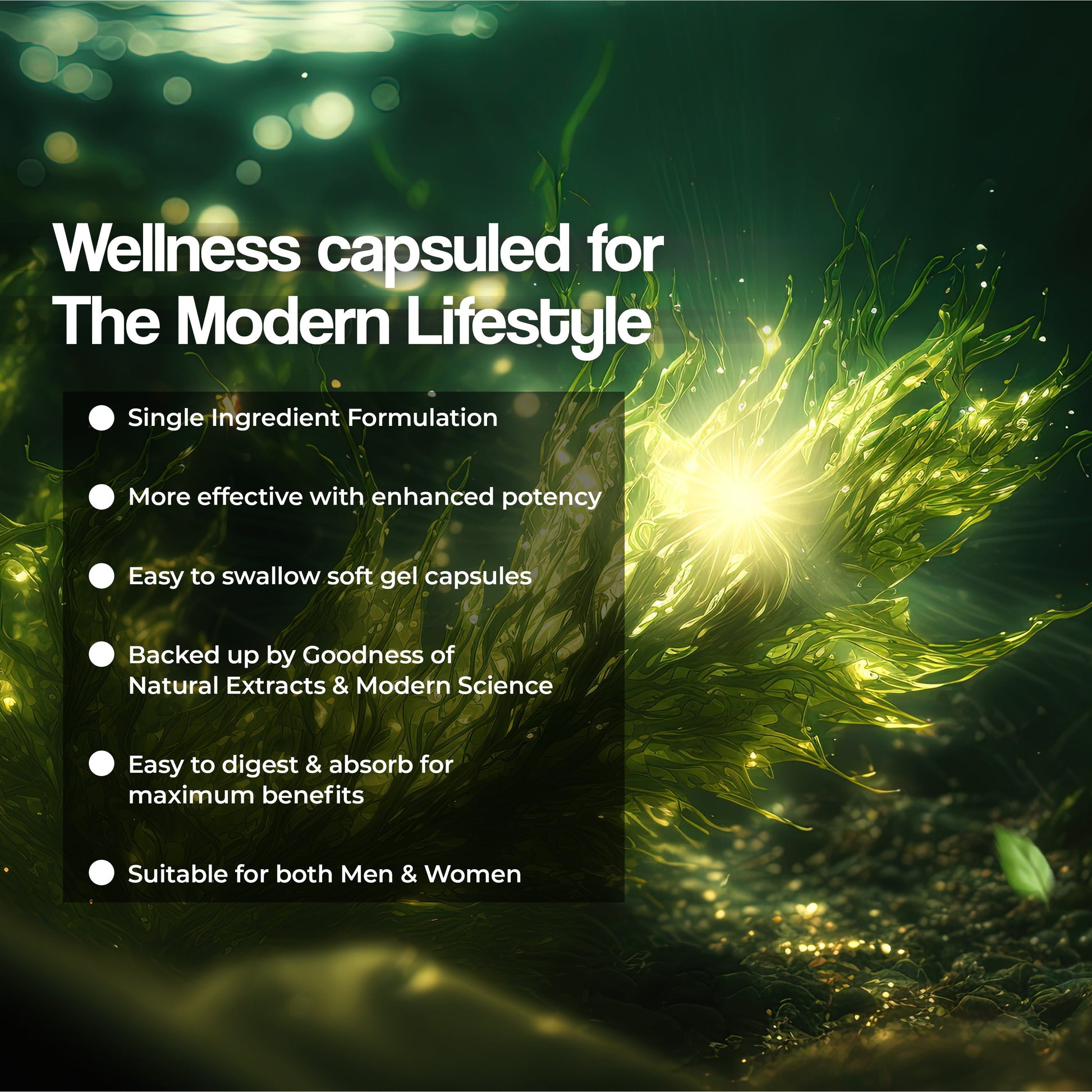 Health Veda Organics Spirulina Capsules - Swadesiicart