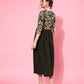 Ahalyaa Floral Printed Empire Midi Dress | Swadesiicart